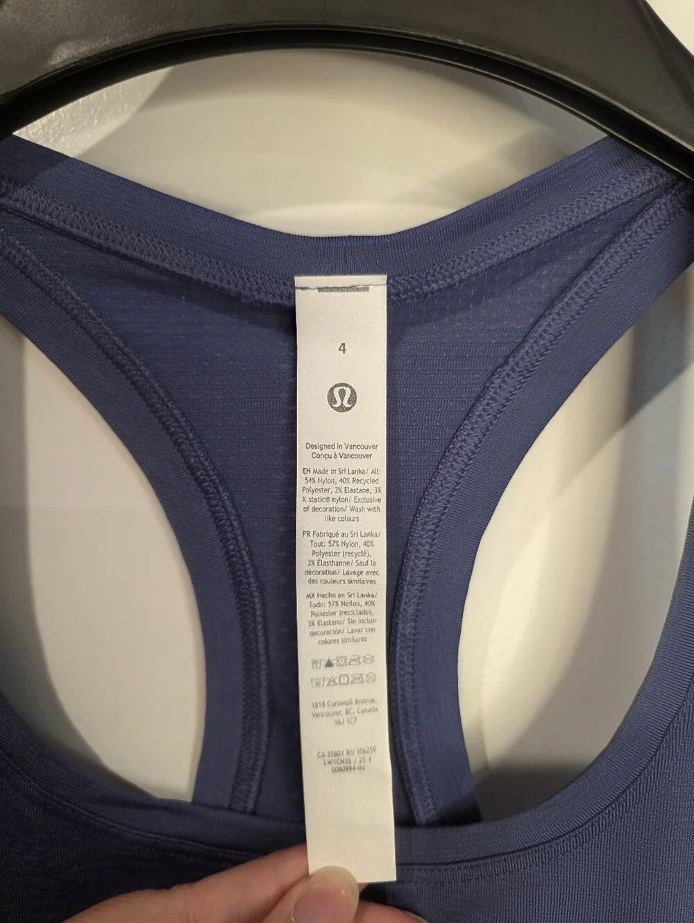 Lululemon Swiftly Tech Tank Race Length